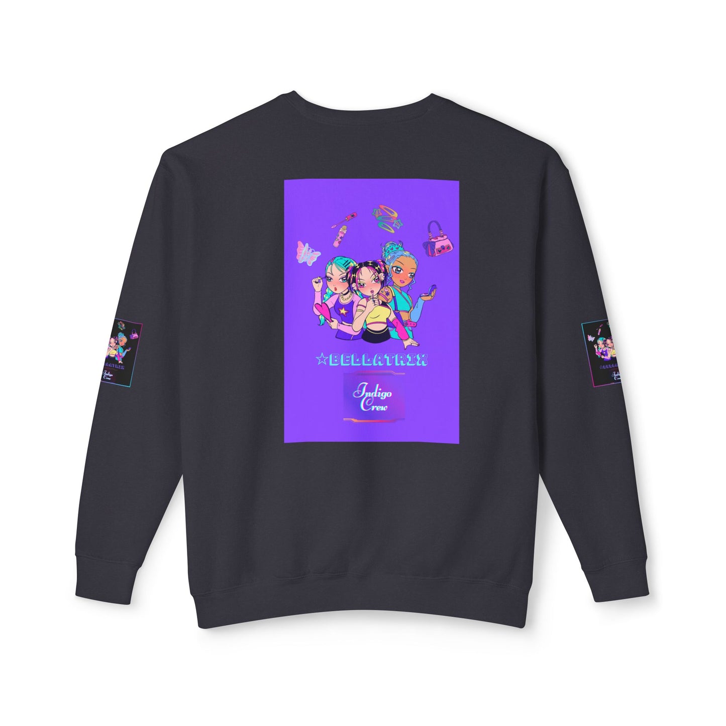 Indigo-Crew Bellatrix Unisex Lightweight Crewneck Sweatshirt
