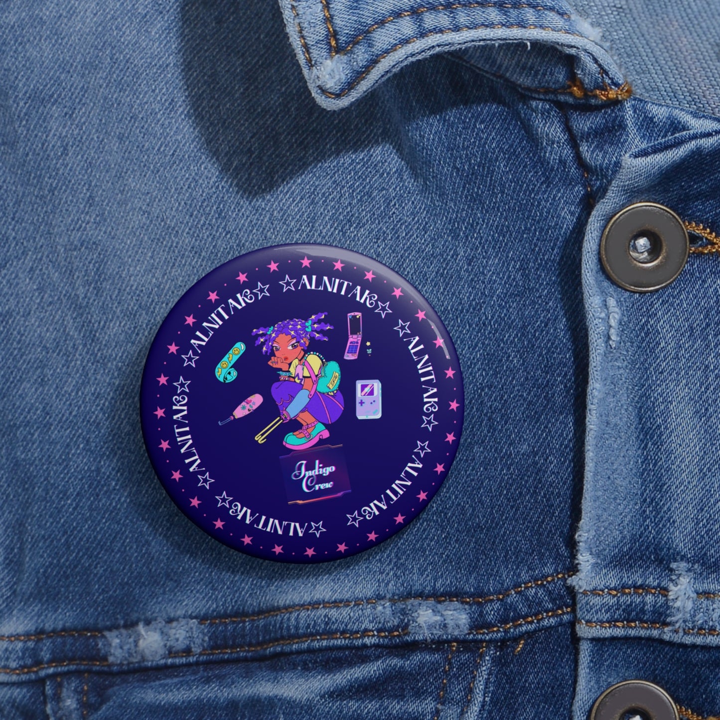 Indigo-Crew Alnitak Pin Buttons