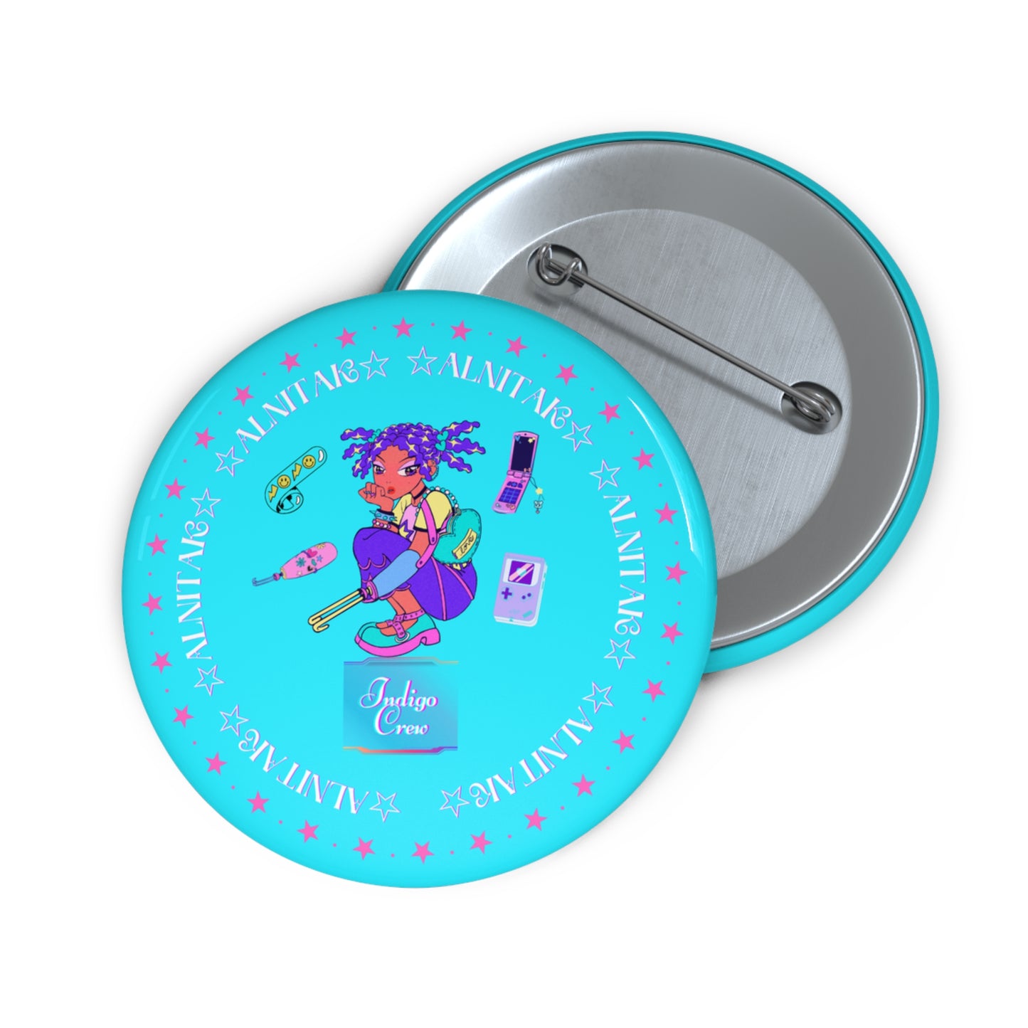Indigo-Crew Alnitak Pin Buttons