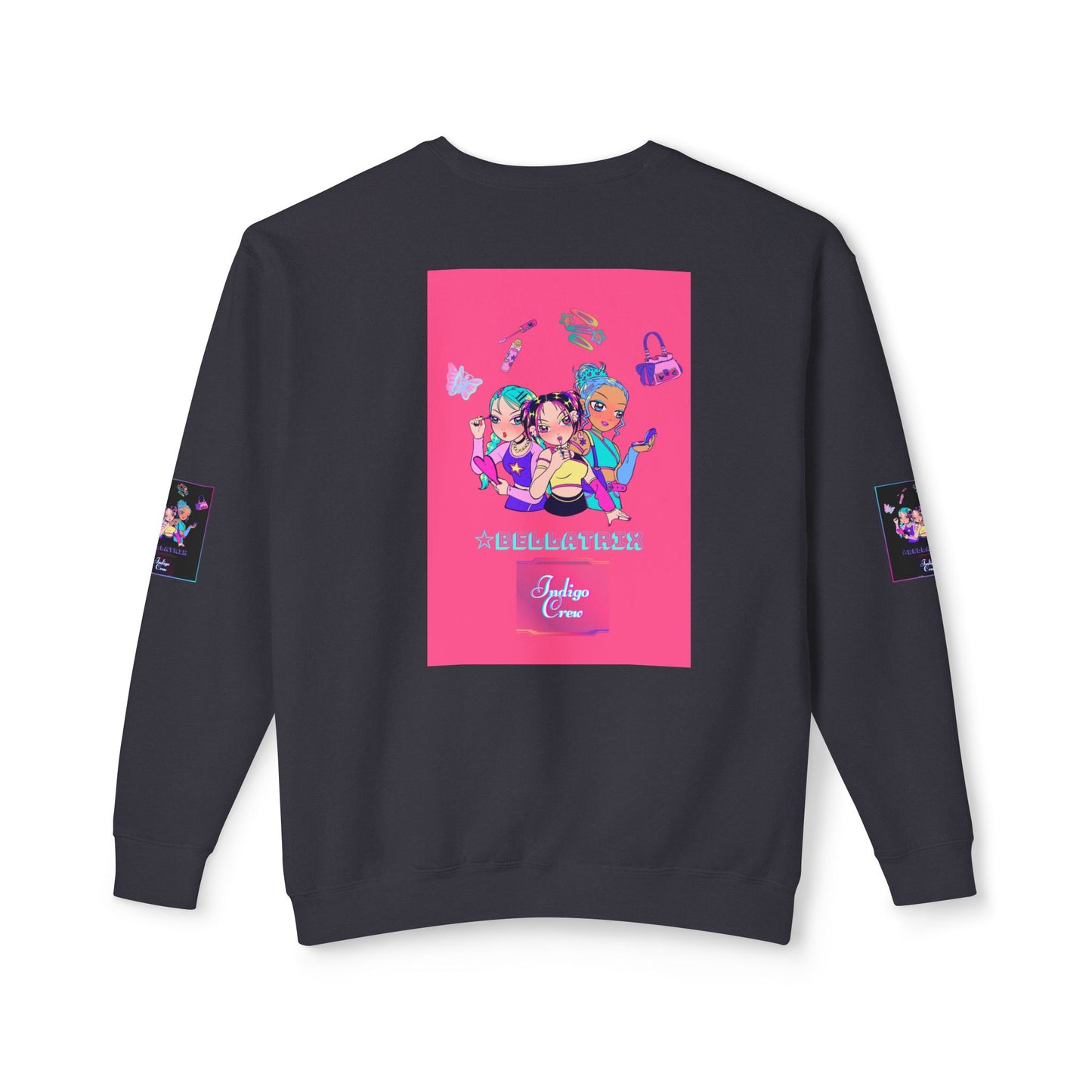Indigo-Crew Bellatrix Unisex Lightweight Crewneck Sweatshirt