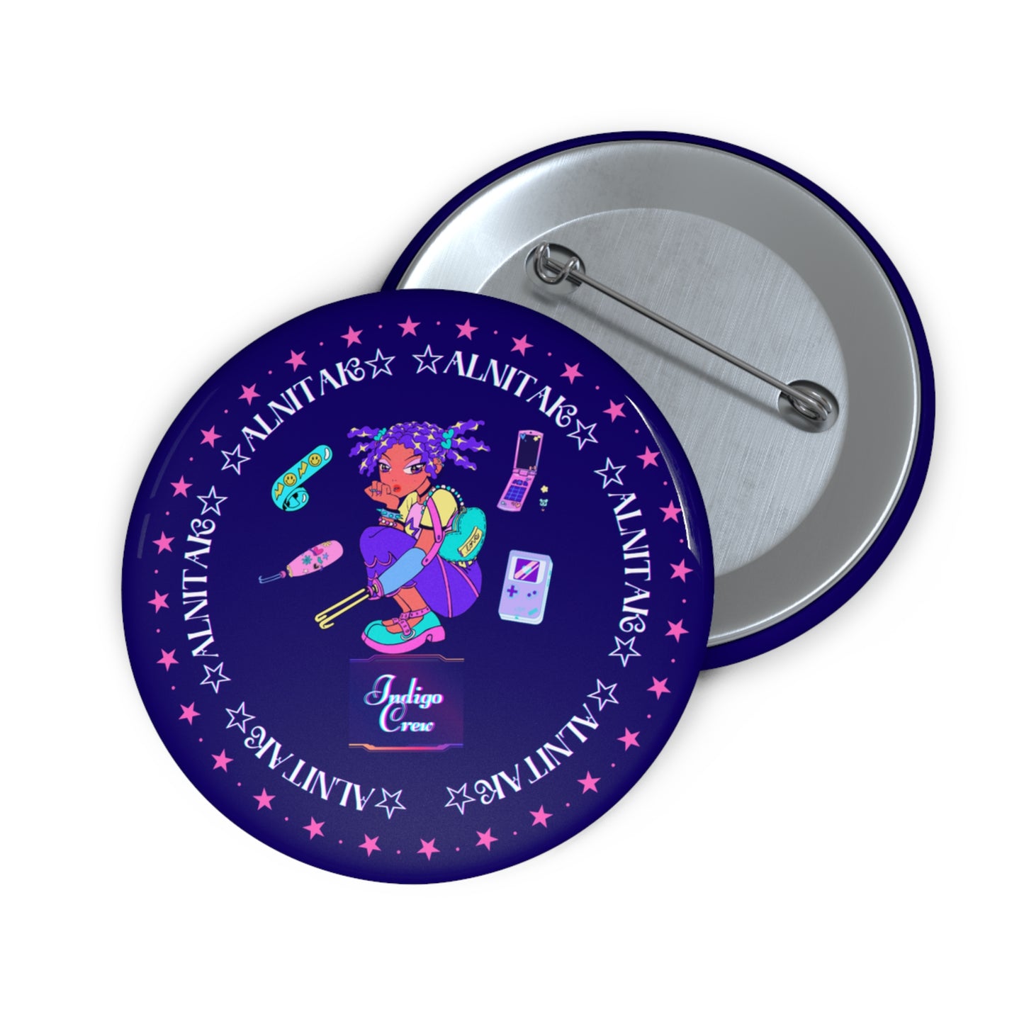 Indigo-Crew Alnitak Pin Buttons