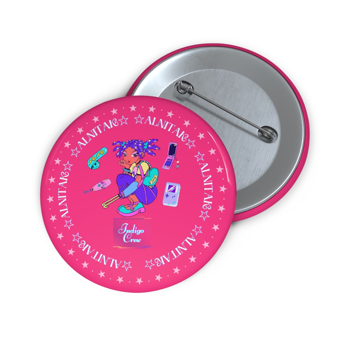 Indigo-Crew Alnitak Pin Buttons