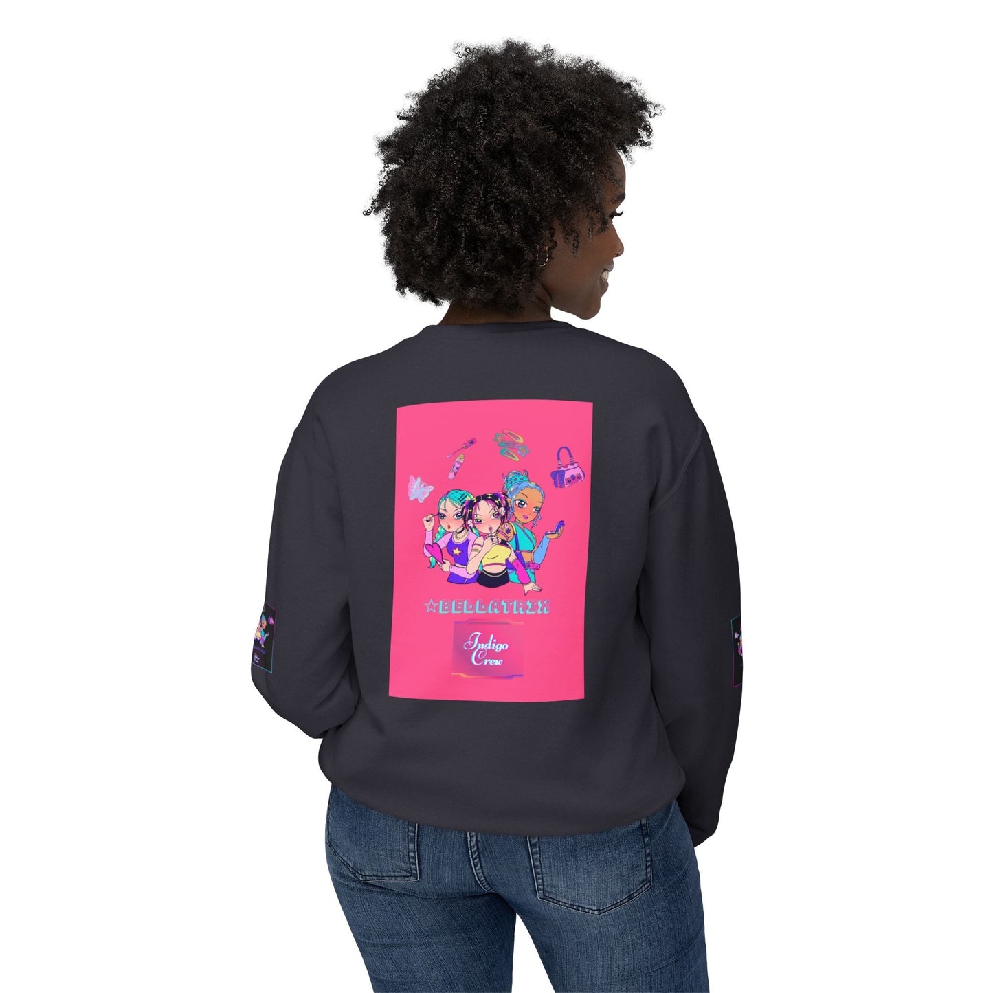 Indigo-Crew Bellatrix Unisex Lightweight Crewneck Sweatshirt