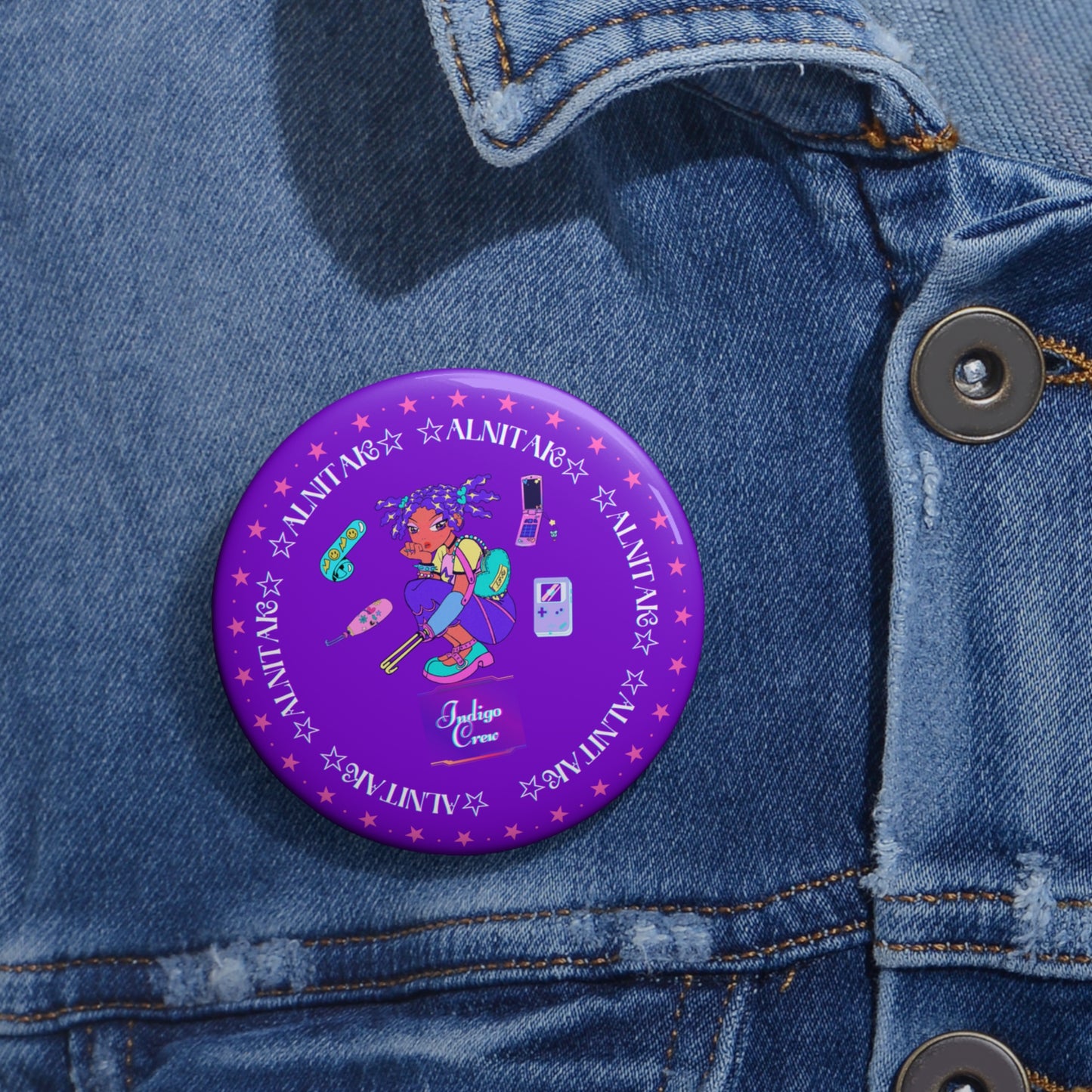 Indigo-Crew Alnitak Pin Buttons