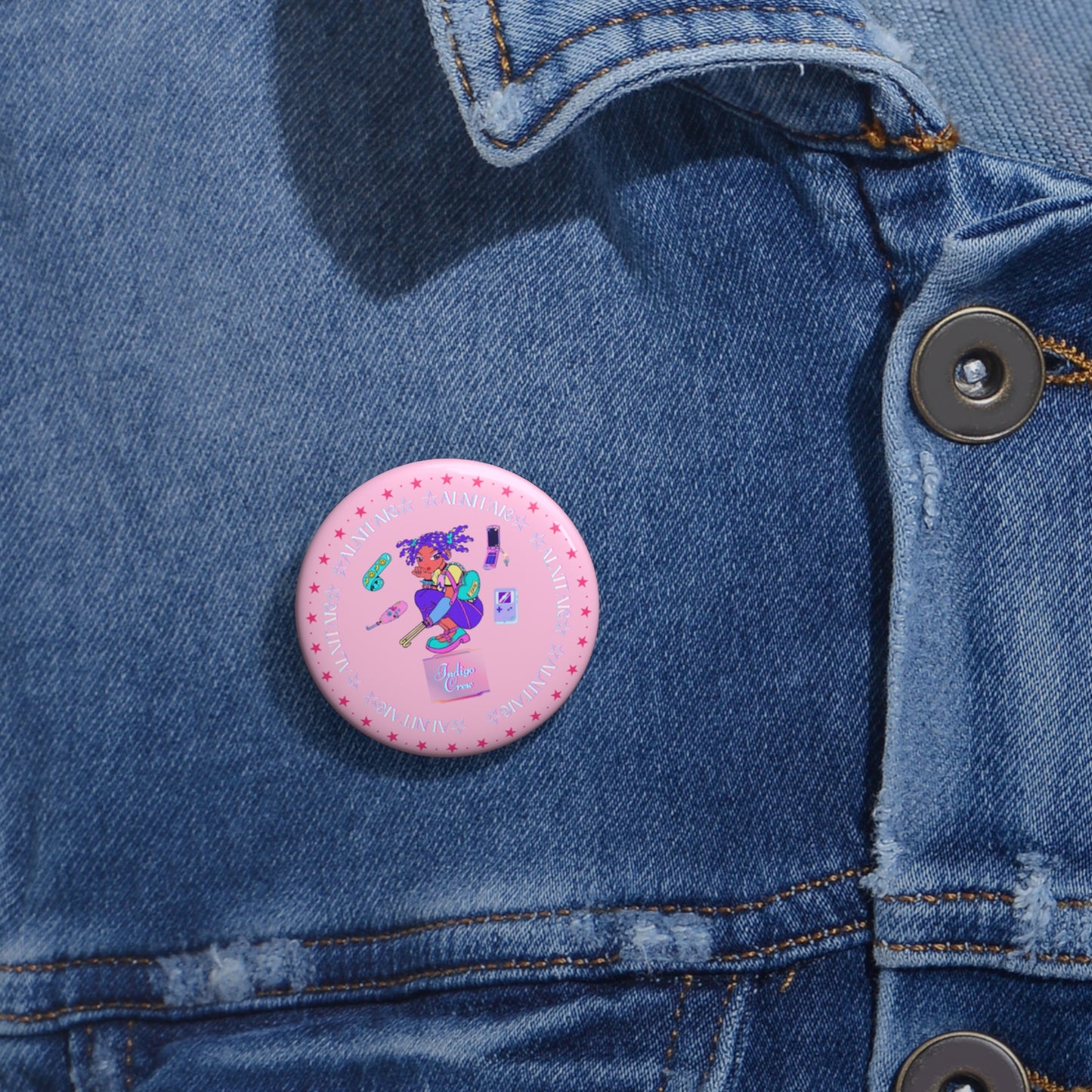 Indigo-Crew Alnitak Pin Buttons