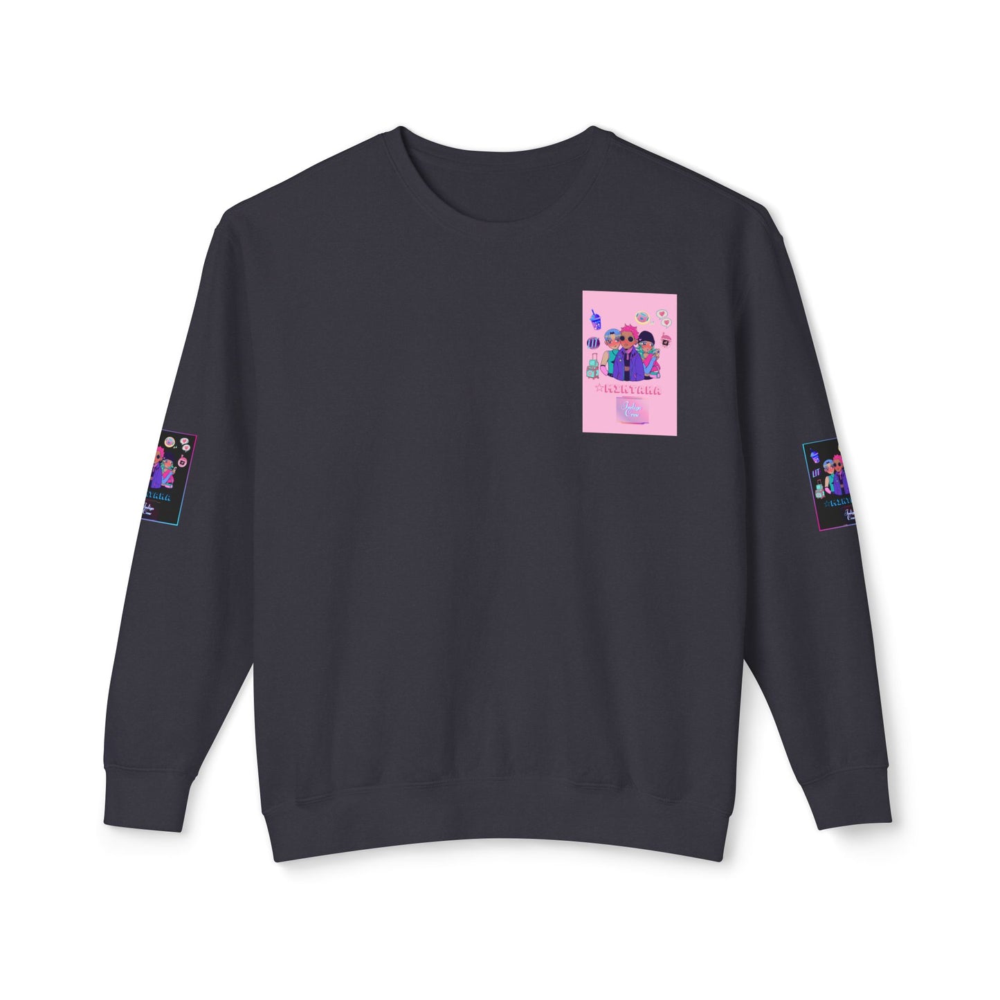 Indigo-Crew Mintaka Unisex Lightweight Crewneck Sweatshirt