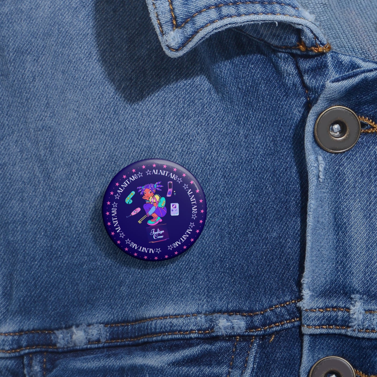 Indigo-Crew Alnitak Pin Buttons