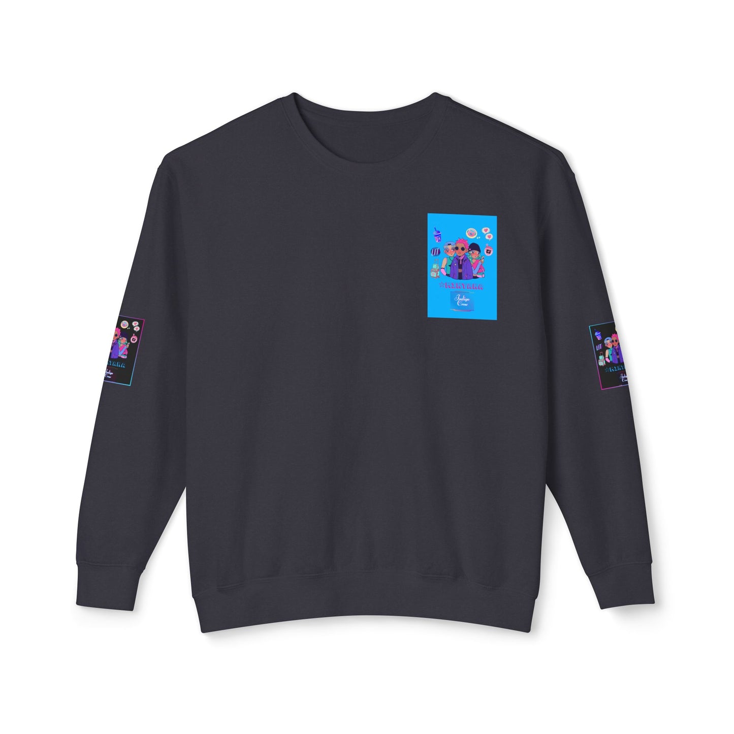 Indigo-Crew Mintaka Unisex Lightweight Crewneck Sweatshirt