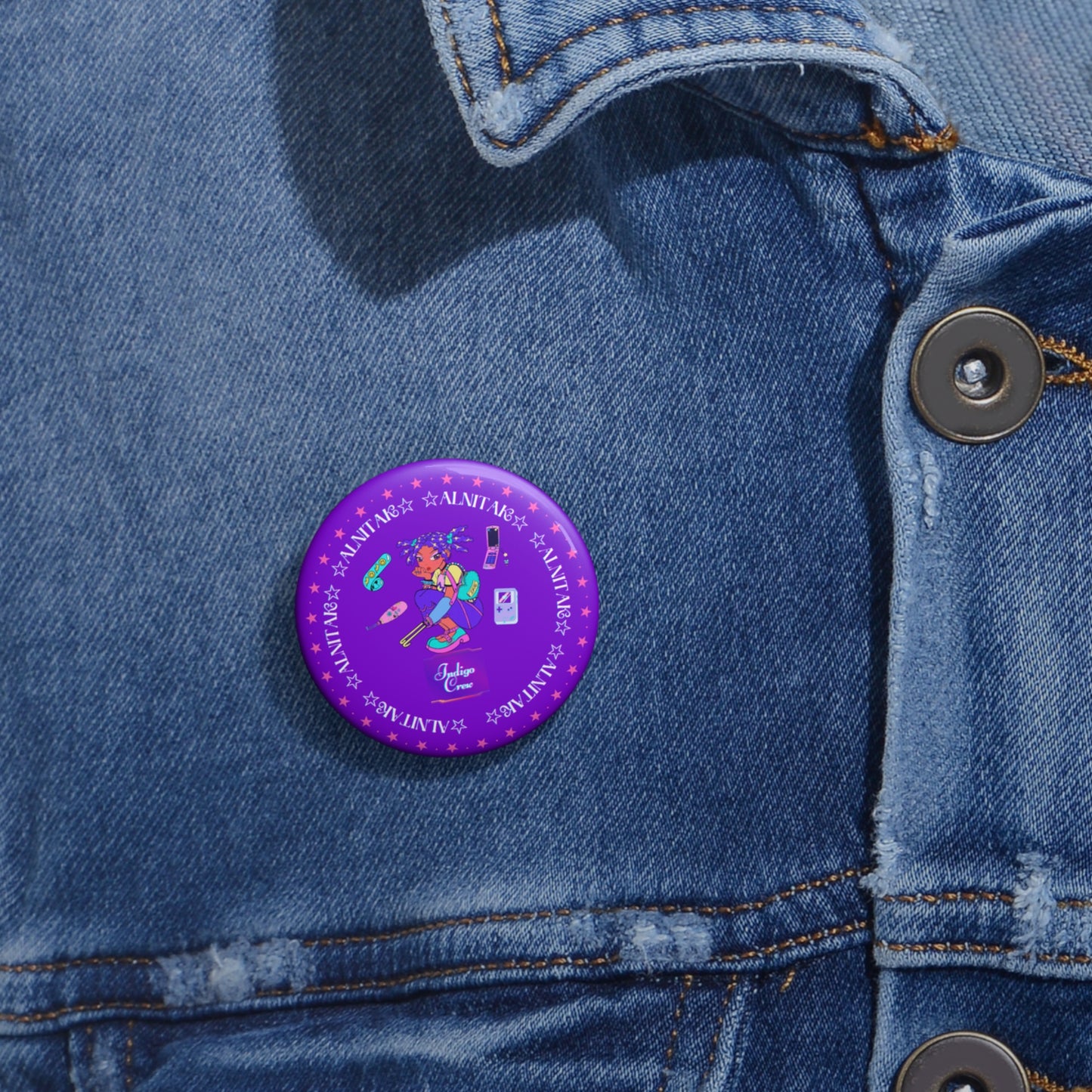 Indigo-Crew Alnitak Pin Buttons