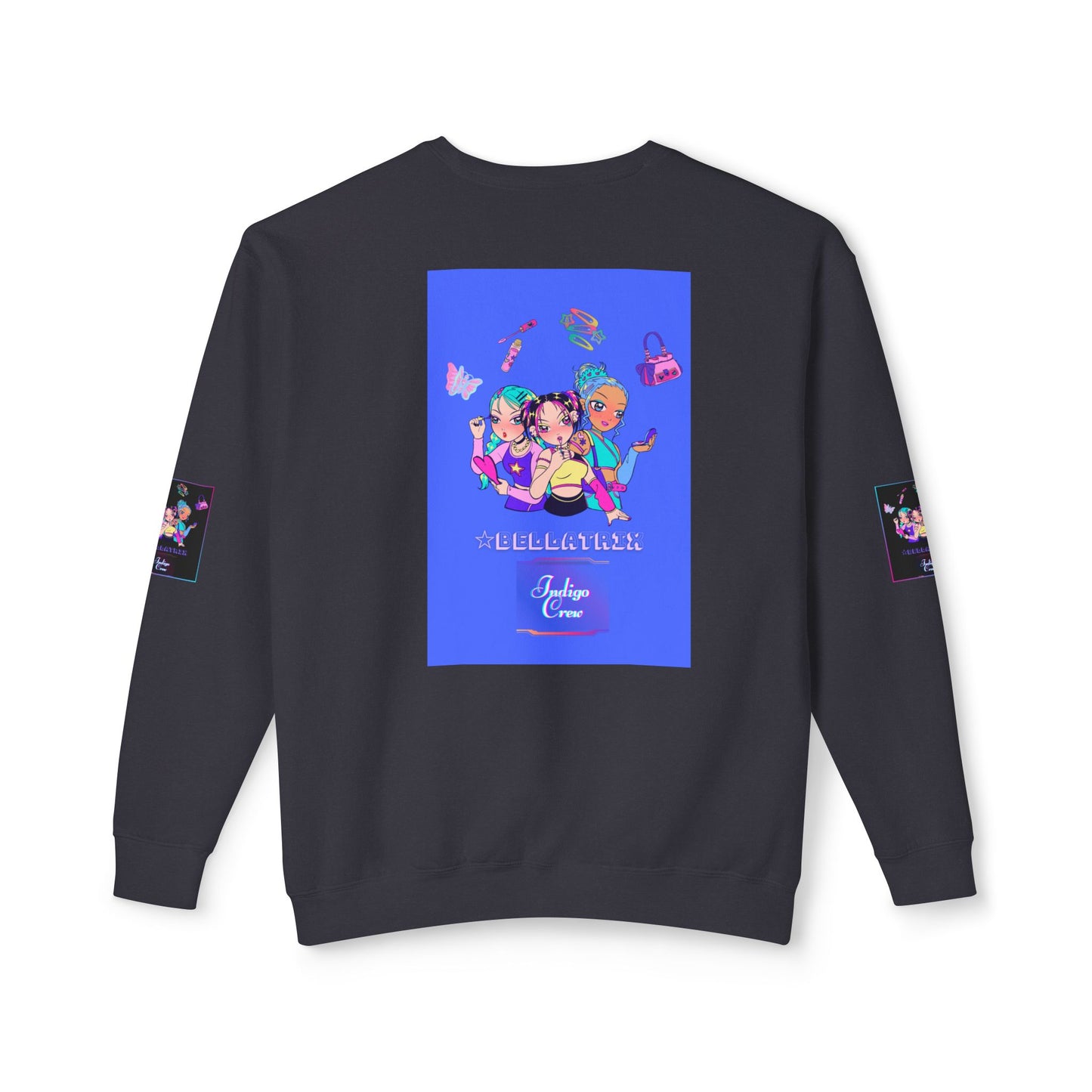 Indigo-Crew Bellatrix Unisex Lightweight Crewneck Sweatshirt