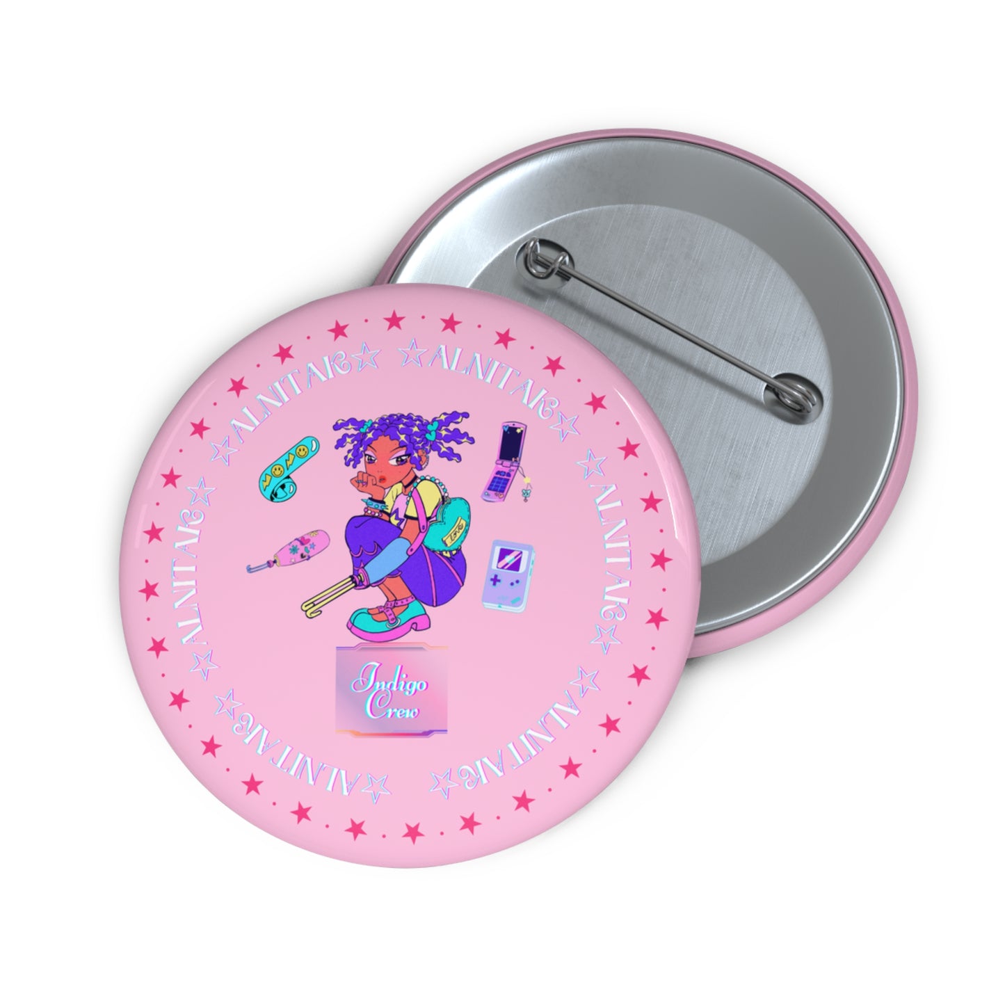 Indigo-Crew Alnitak Pin Buttons