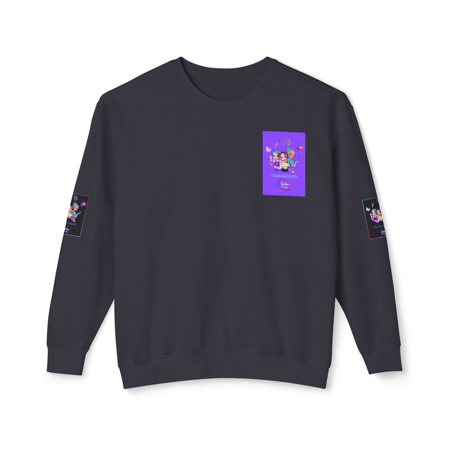 Indigo-Crew Bellatrix Unisex Lightweight Crewneck Sweatshirt