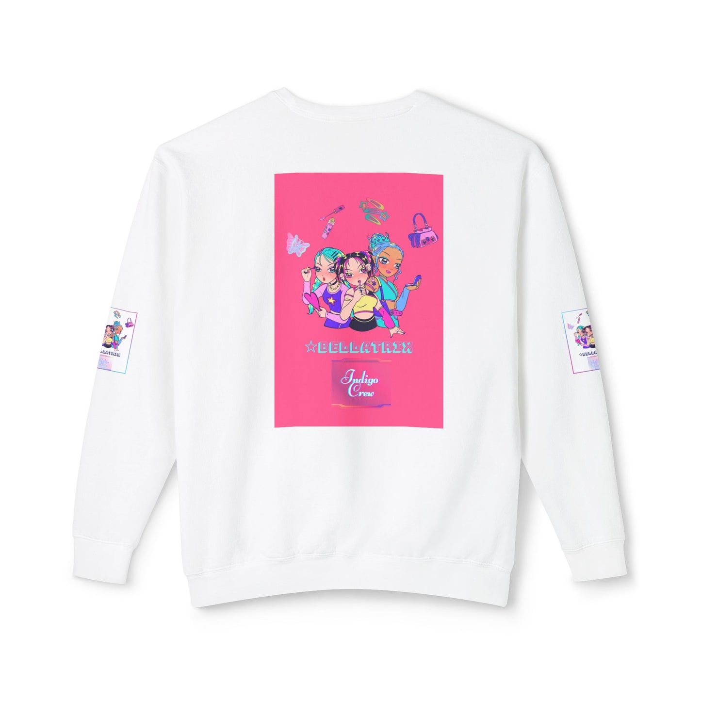 Indigo-Crew Bellatrix Unisex Lightweight Crewneck Sweatshirt