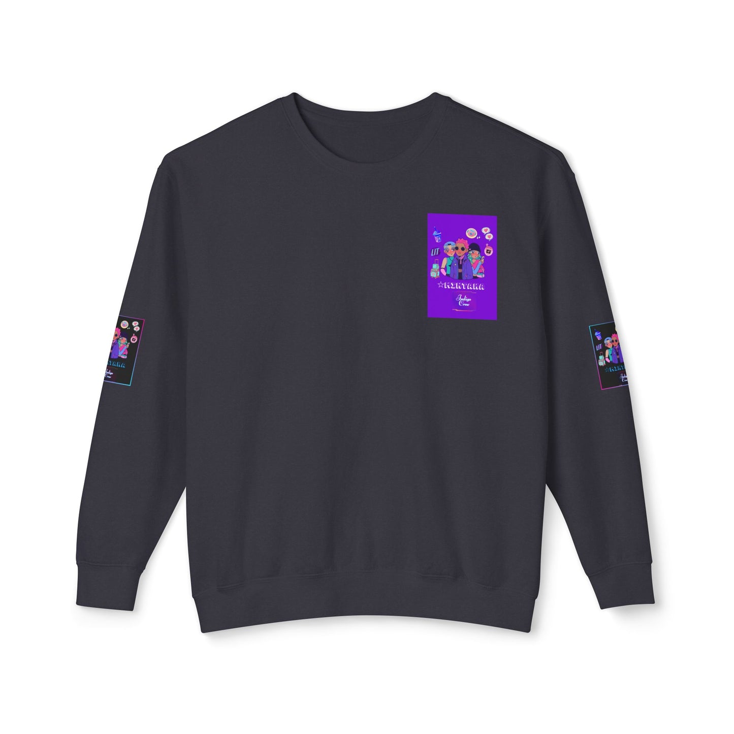 Indigo-Crew Mintaka Unisex Lightweight Crewneck Sweatshirt