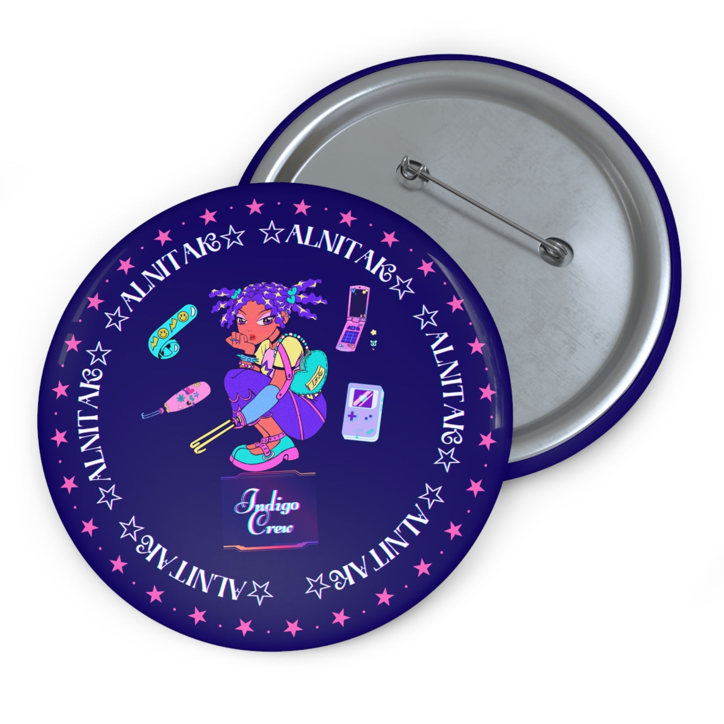 Indigo-Crew Alnitak Pin Buttons