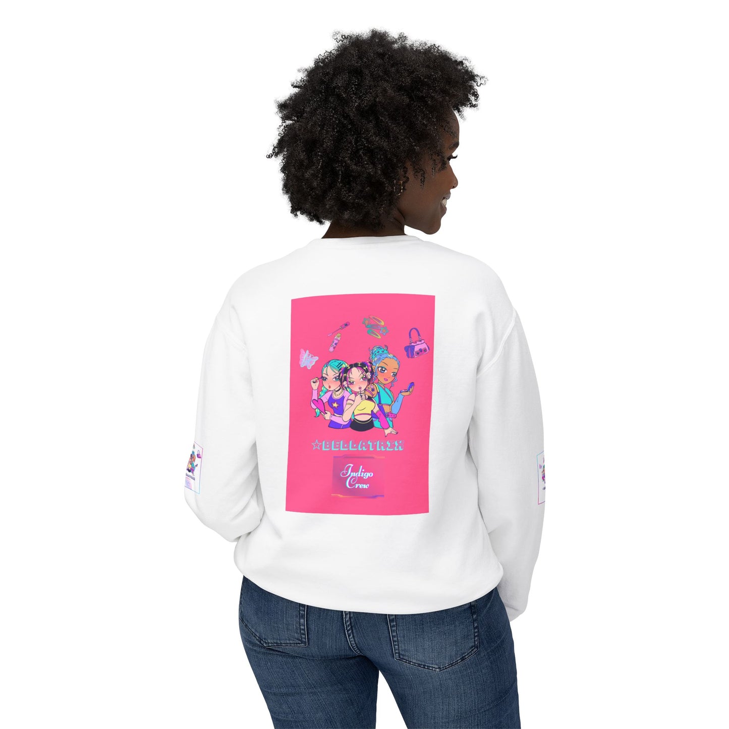 Indigo-Crew Bellatrix Unisex Lightweight Crewneck Sweatshirt