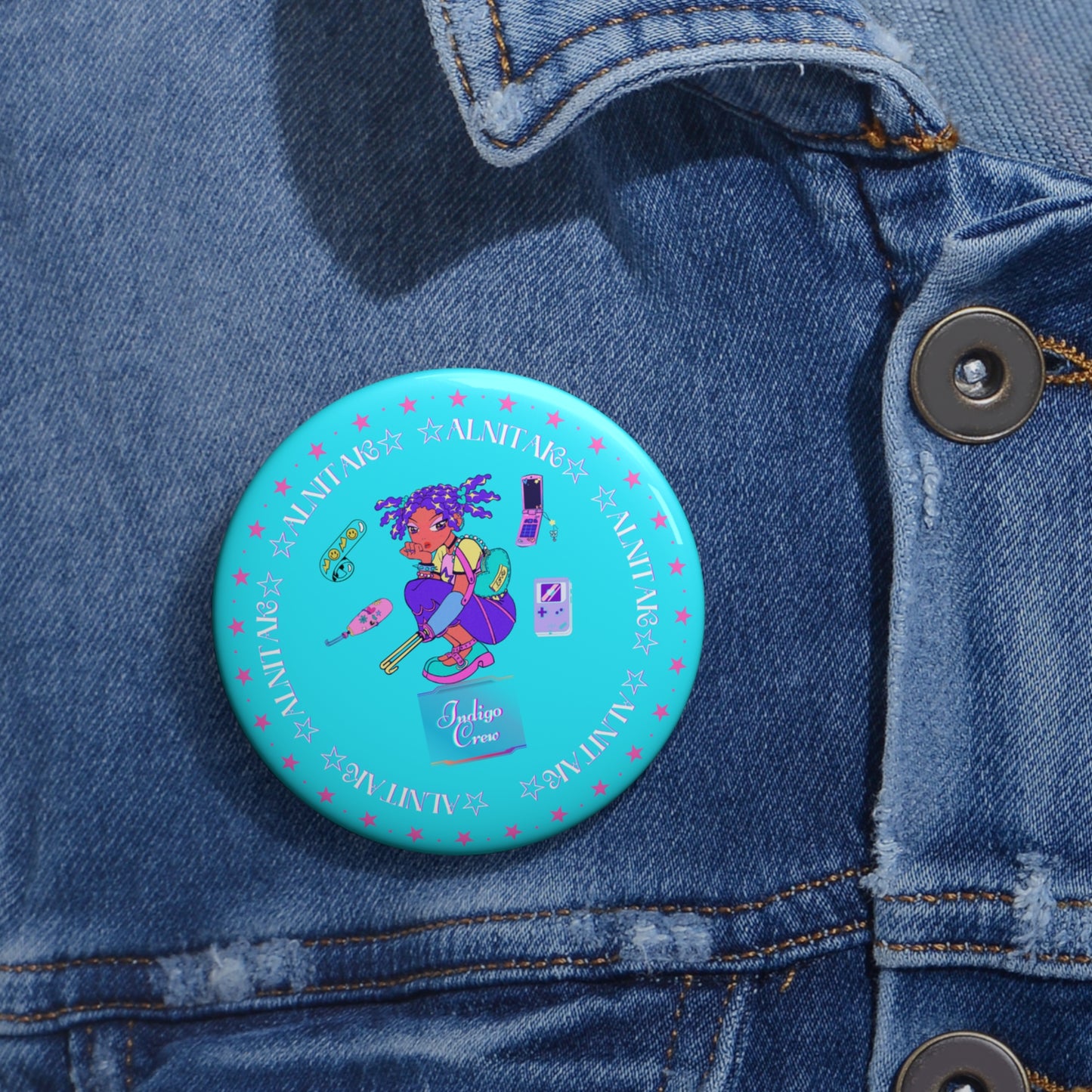 Indigo-Crew Alnitak Pin Buttons