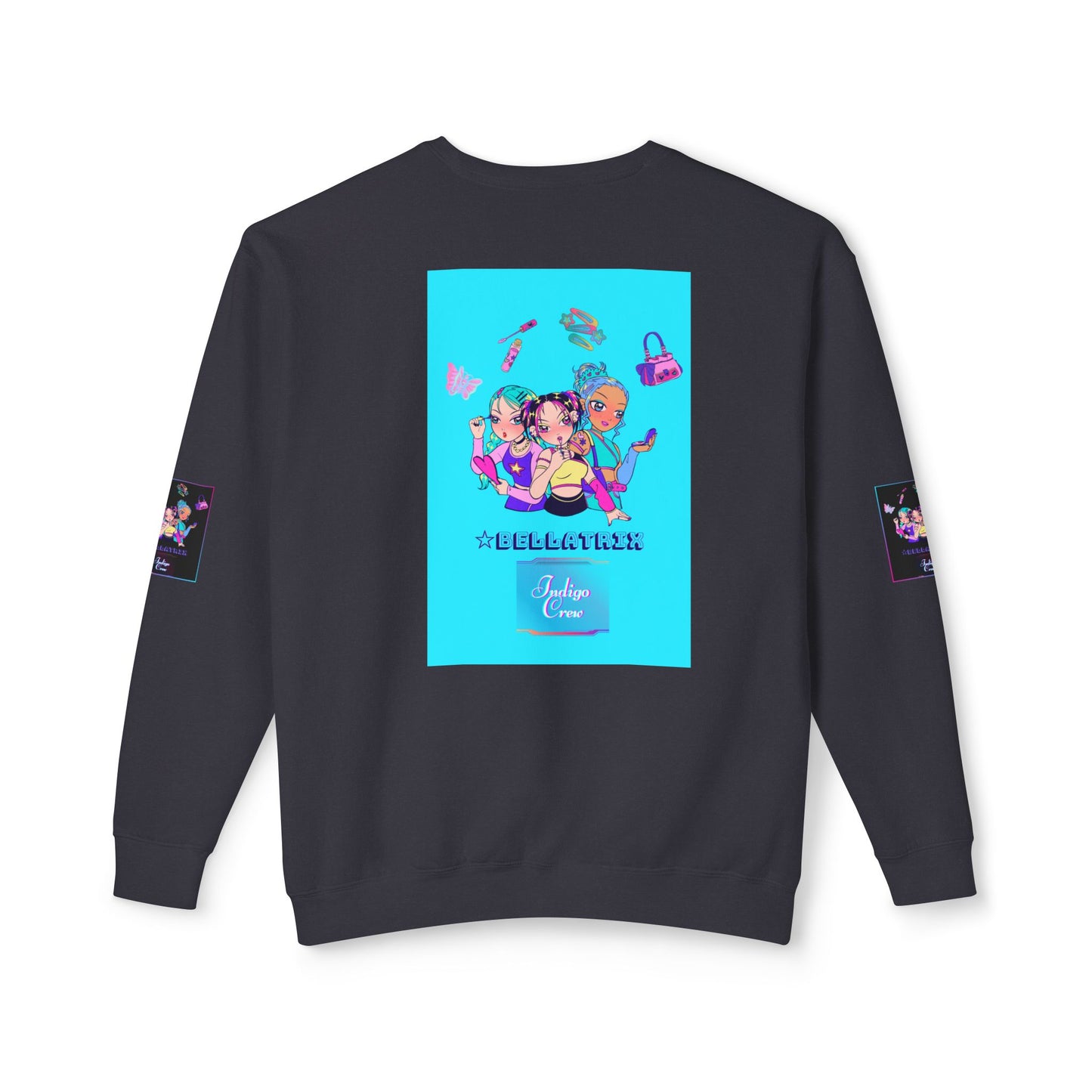 Indigo-Crew Bellatrix Unisex Lightweight Crewneck Sweatshirt