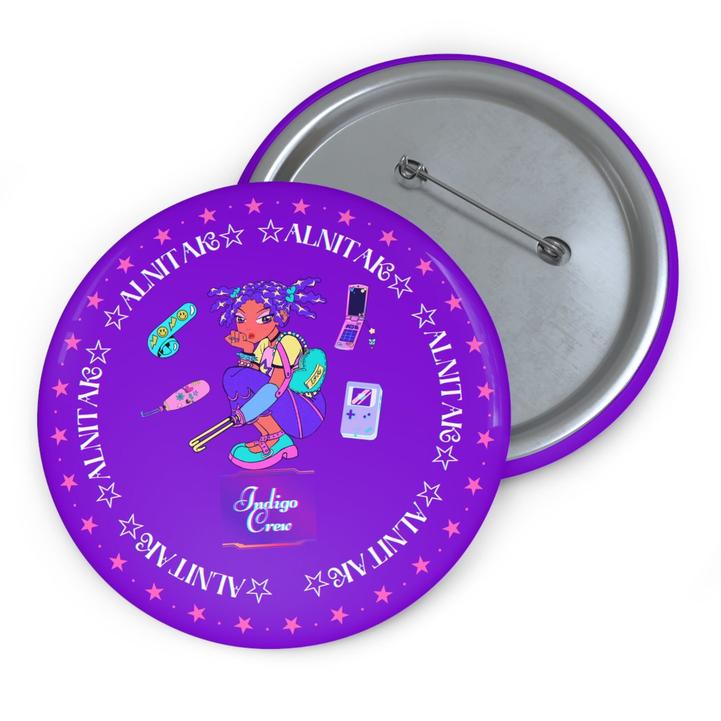 Indigo-Crew Alnitak Pin Buttons