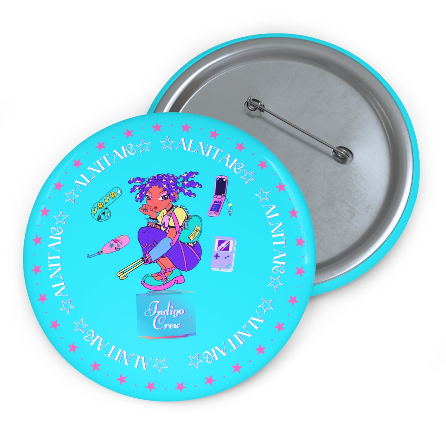 Indigo-Crew Alnitak Pin Buttons