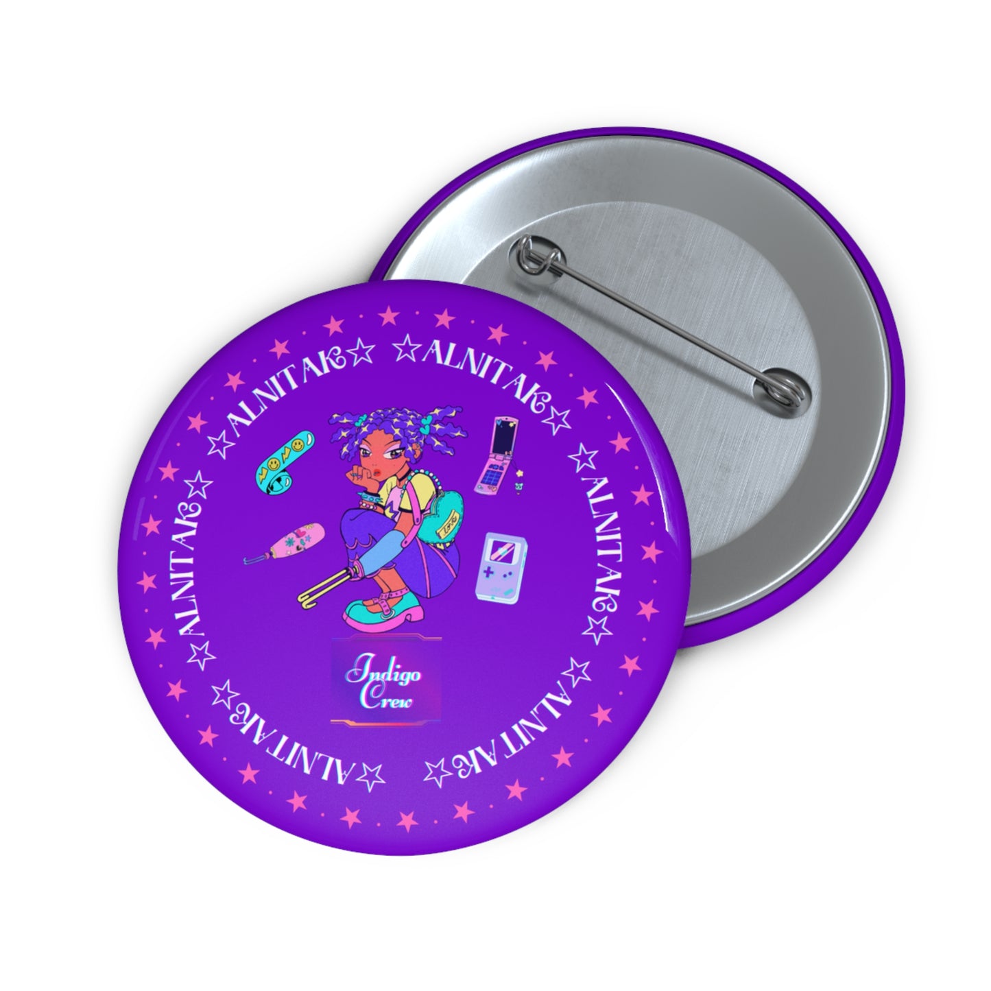 Indigo-Crew Alnitak Pin Buttons