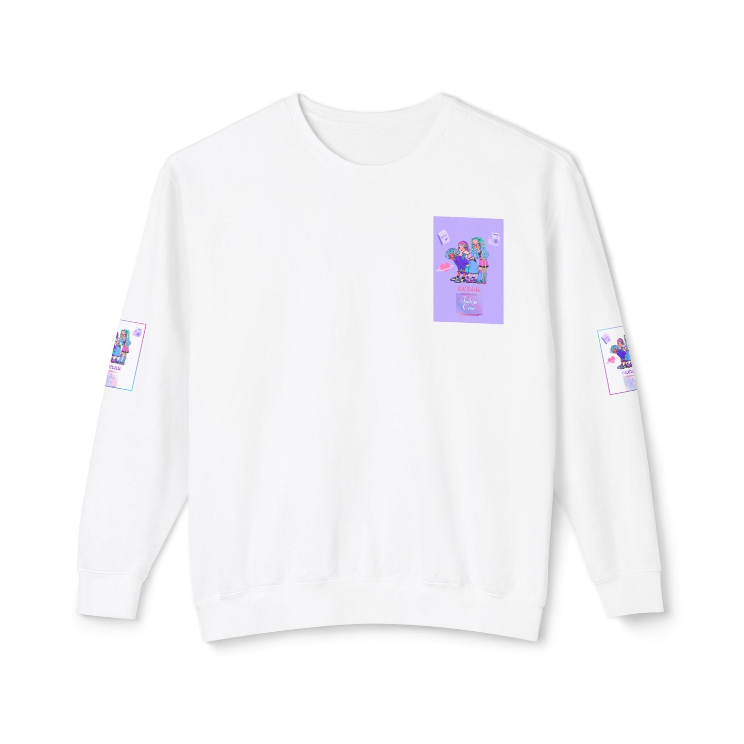 Indigo-Crew Avian Unisex Lightweight Crewneck Sweatshirt