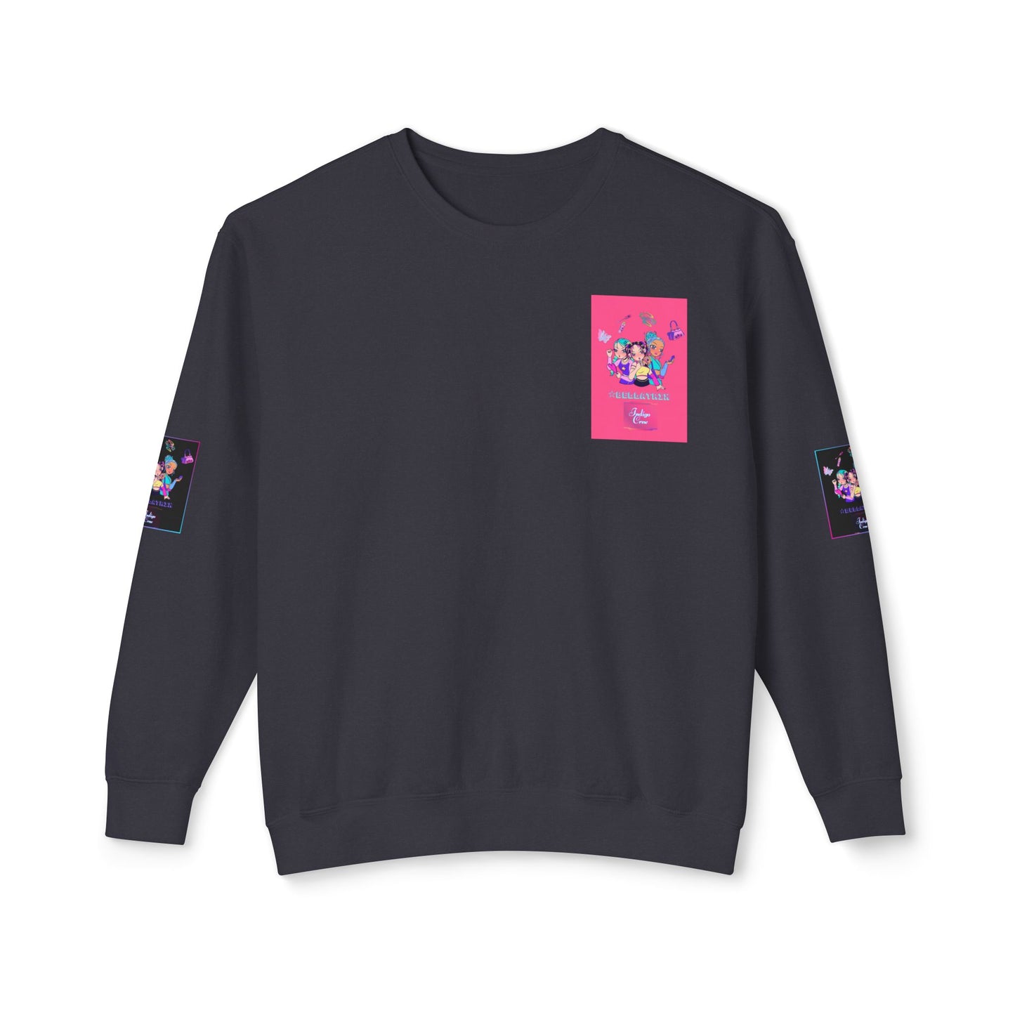 Indigo-Crew Bellatrix Unisex Lightweight Crewneck Sweatshirt