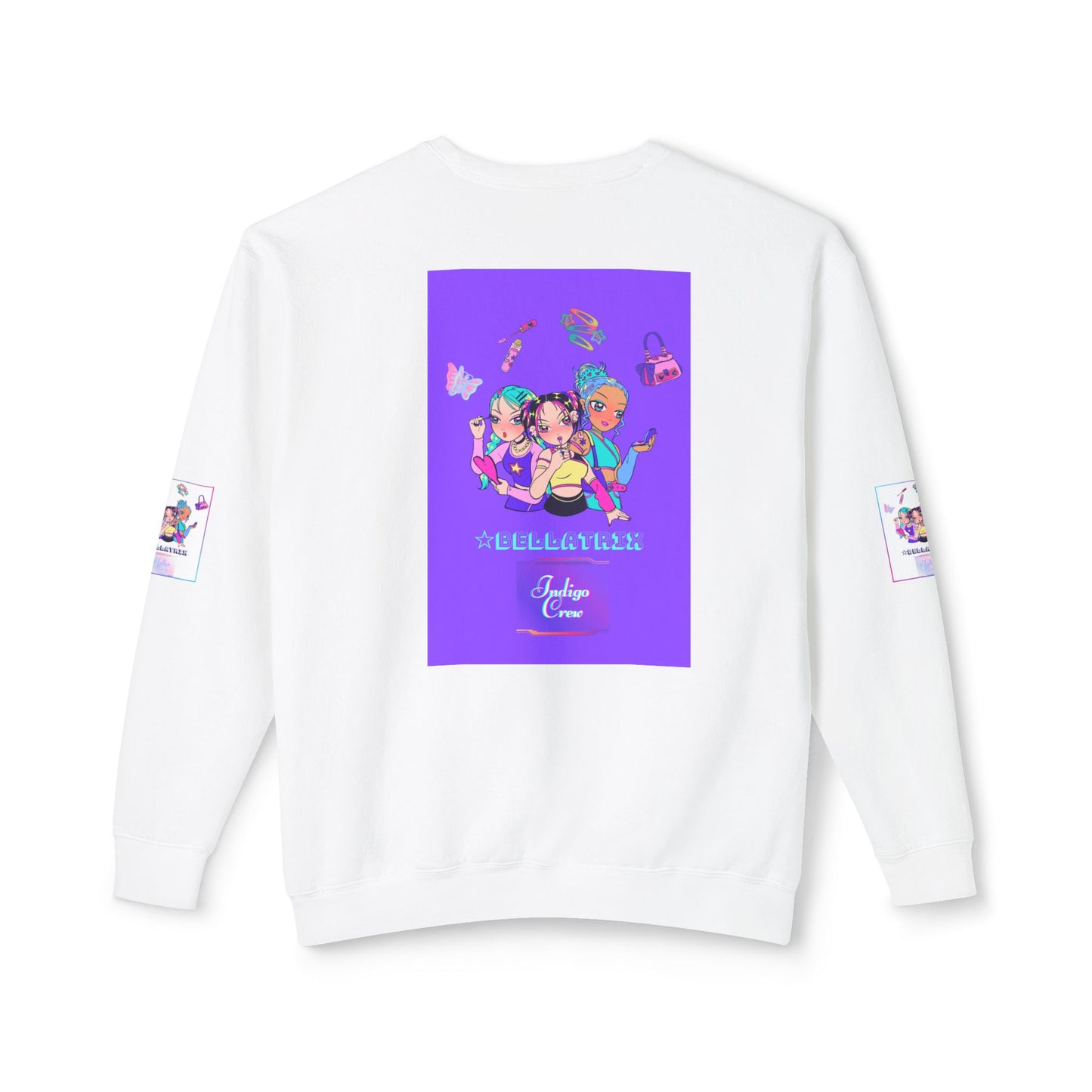 Indigo-Crew Bellatrix Unisex Lightweight Crewneck Sweatshirt