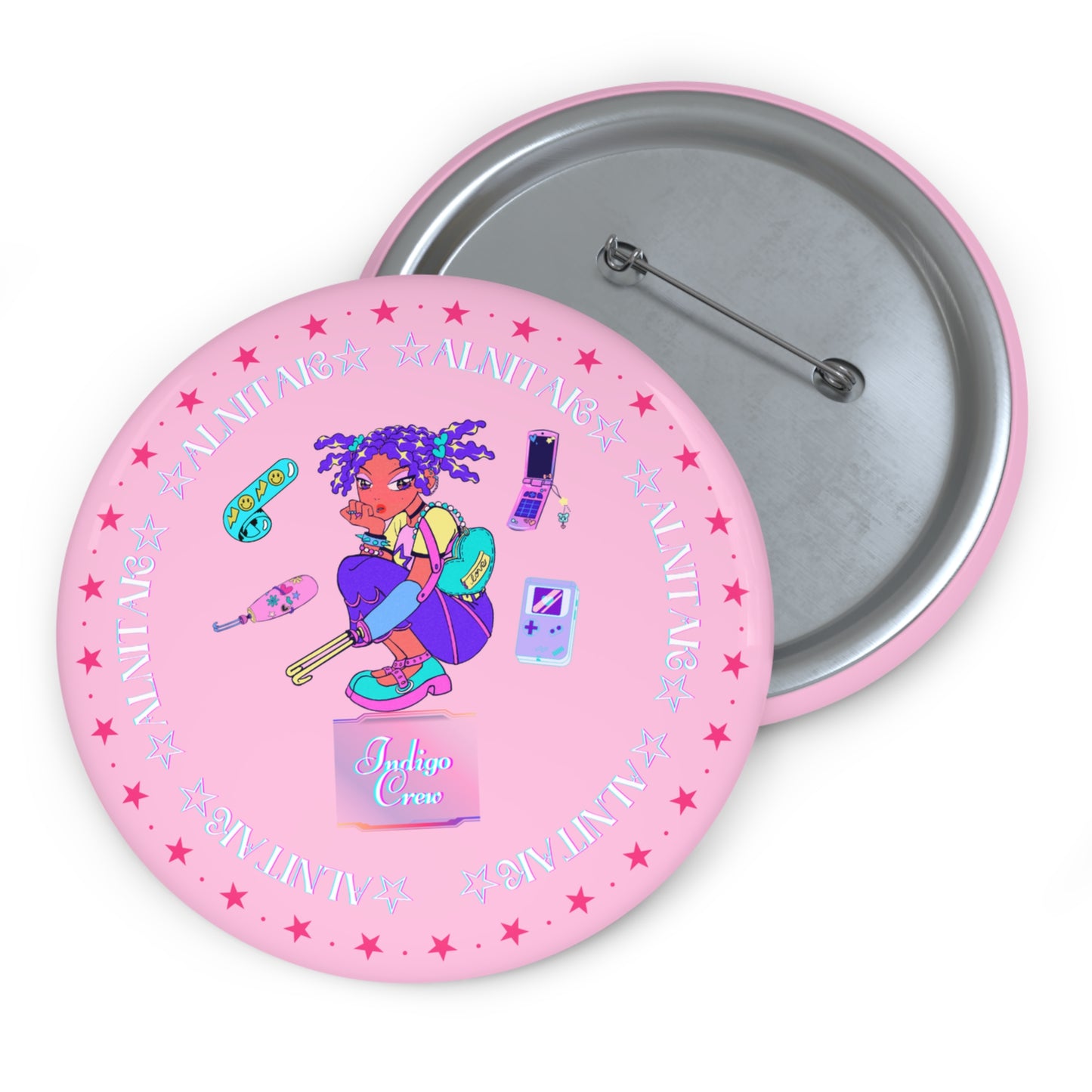 Indigo-Crew Alnitak Pin Buttons
