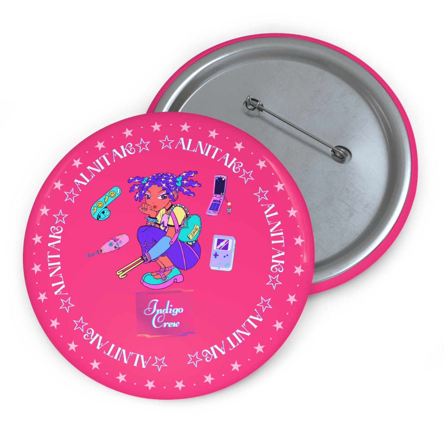 Indigo-Crew Alnitak Pin Buttons