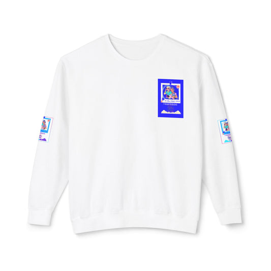 Indigo-Crew Capella Unisex Lightweight Crewneck Sweatshirt