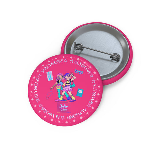 Indigo-Crew Alycone Pin Buttons