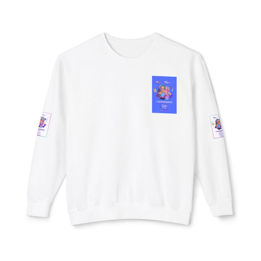 Indigo-Crew Andromeda Unisex Lightweight Crewneck Sweatshirt