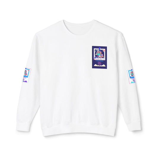 Indigo-Crew Capella Unisex Lightweight Crewneck Sweatshirt