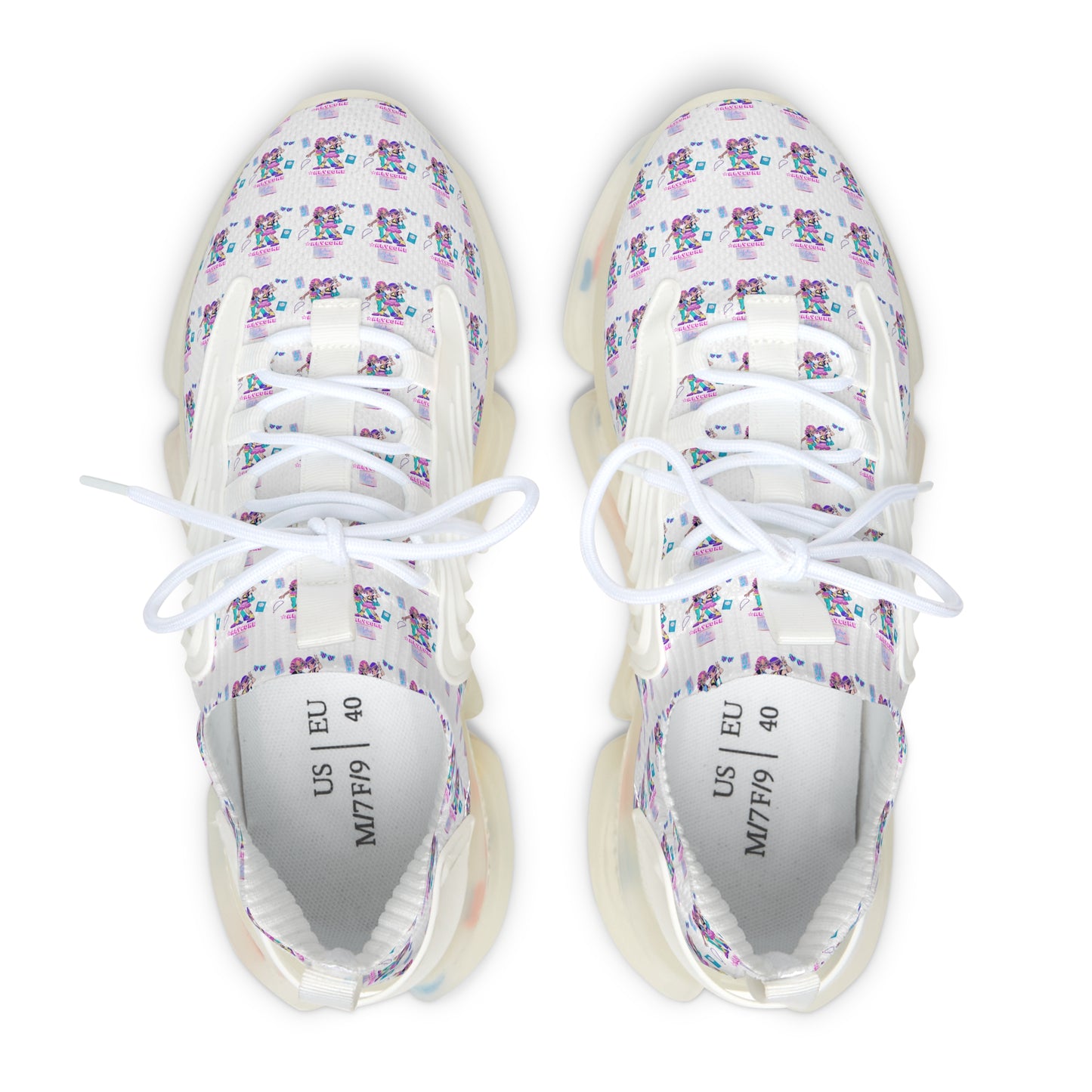 Indigo-Crew Alycone Unisex Mesh Sneakers