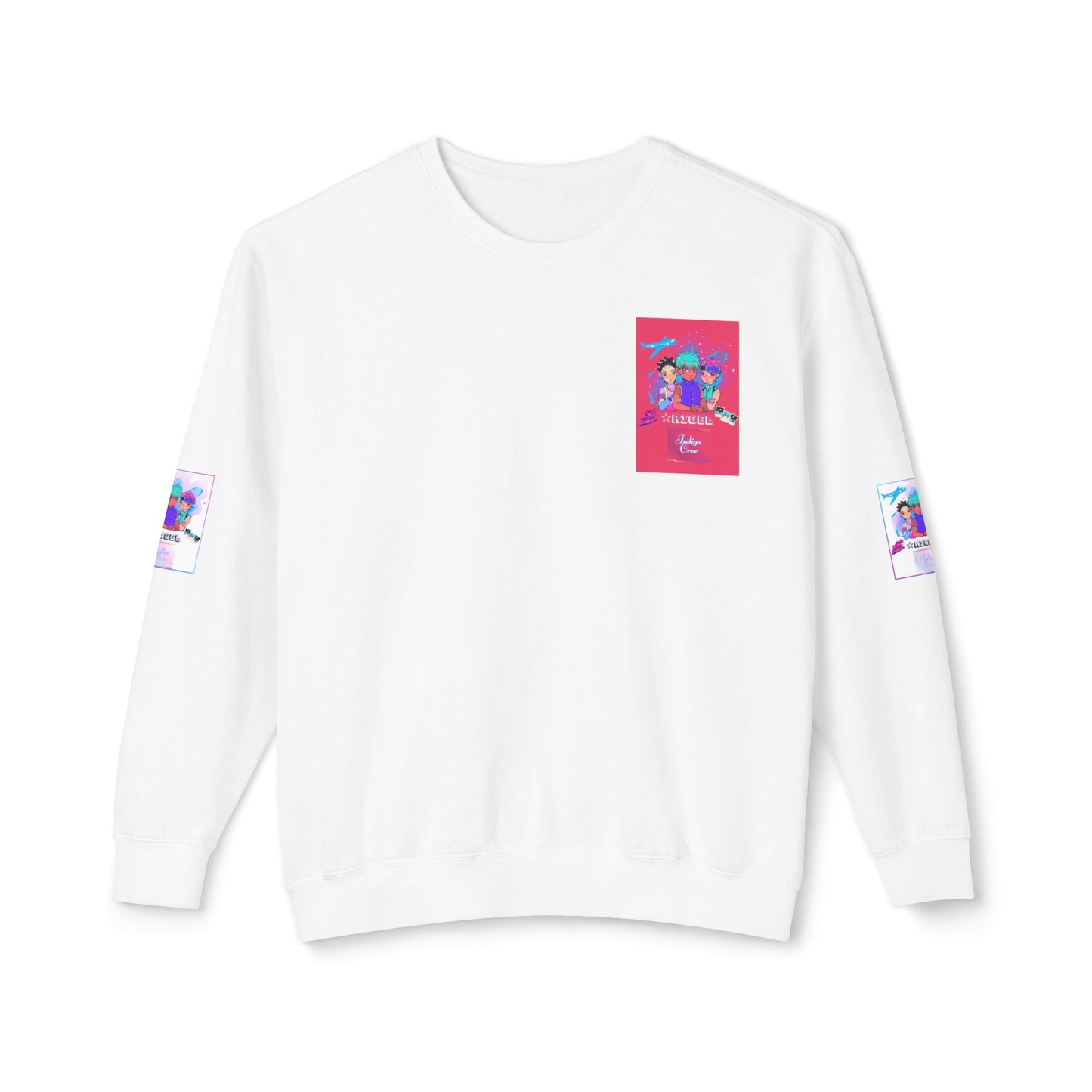 Indigo-Crew Rigel Unisex Lightweight Crewneck Sweatshirt