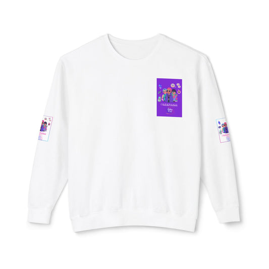 Indigo-Crew Mintaka Unisex Lightweight Crewneck Sweatshirt