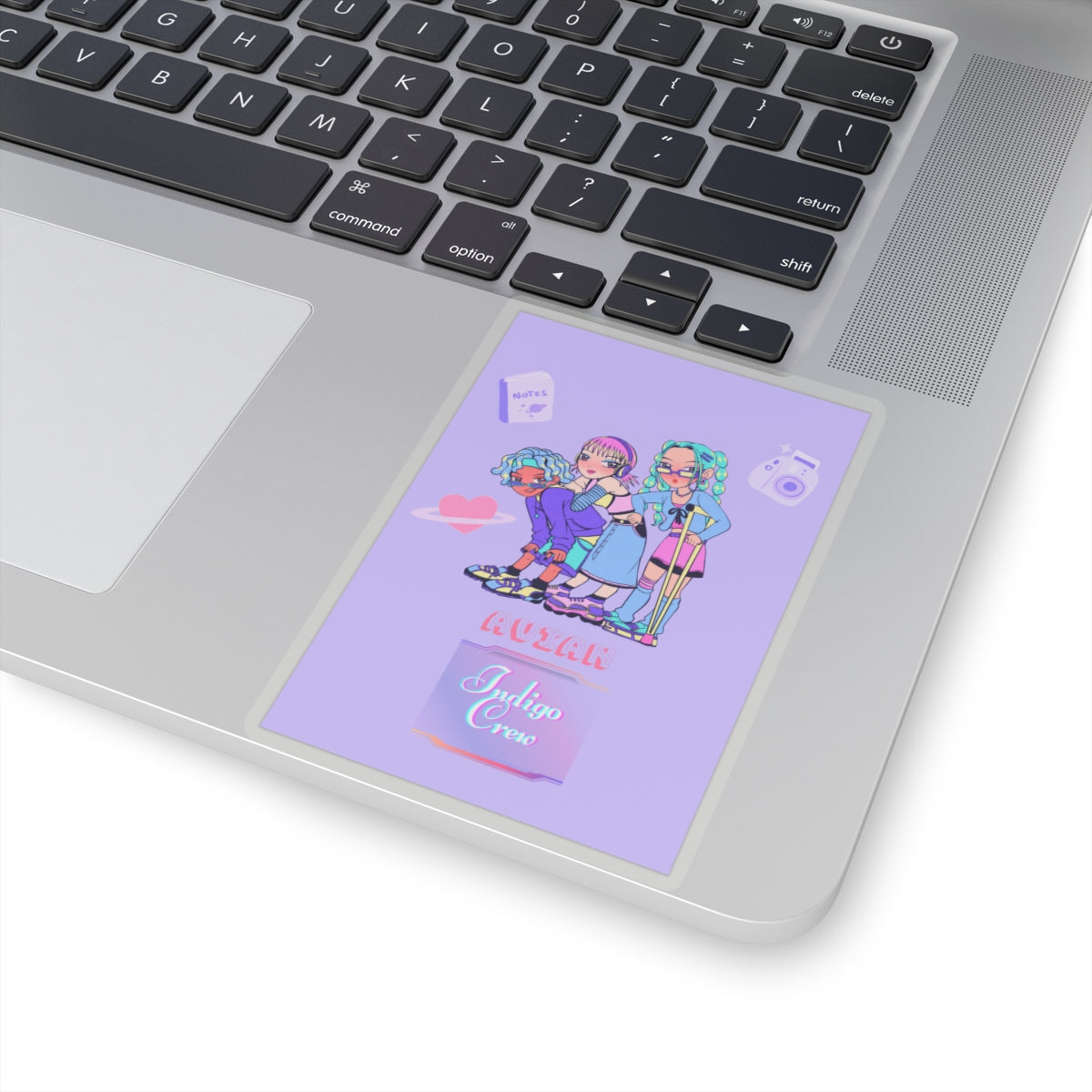 Indigo-Crew Avian Kiss-Cut Stickers