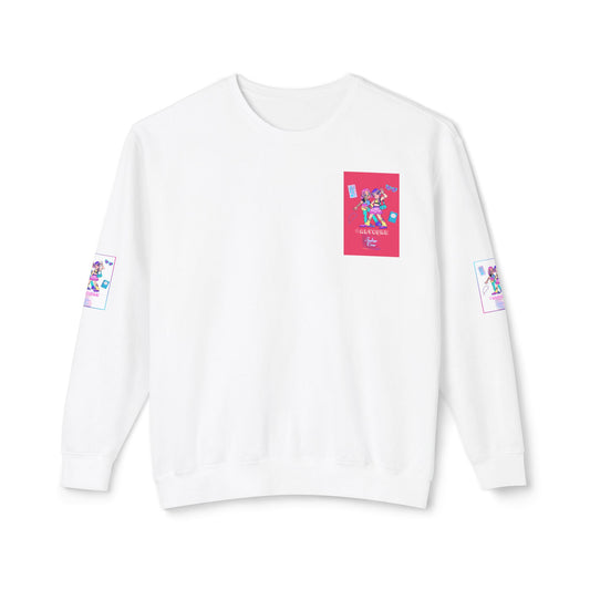 Indigo-Crew Alycone Unisex Lightweight Crewneck Sweatshirt