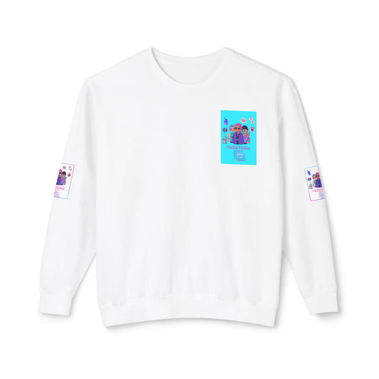 Indigo-Crew Mintaka Unisex Lightweight Crewneck Sweatshirt