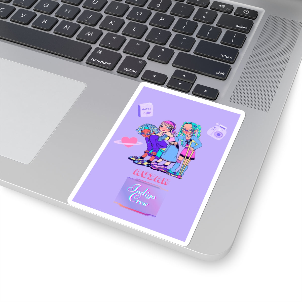 Indigo-Crew Avian Kiss-Cut Stickers