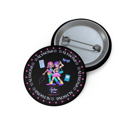 Indigo-Crew Alycone Pin Buttons
