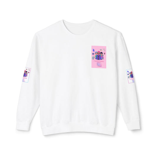 Indigo-Crew Mintaka Unisex Lightweight Crewneck Sweatshirt