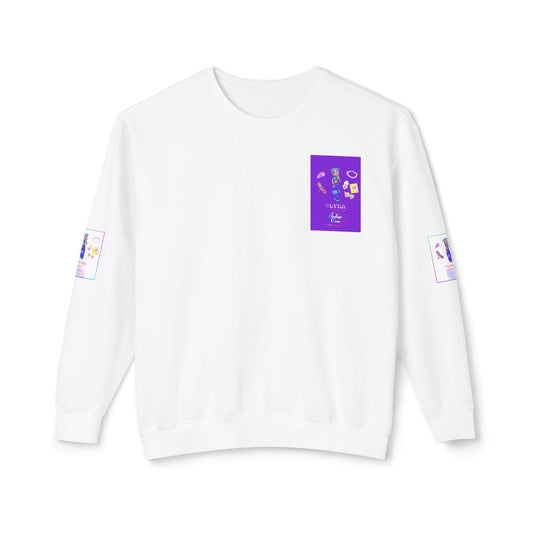 Indigo-Crew Lyra Unisex Lightweight Crewneck Sweatshirt