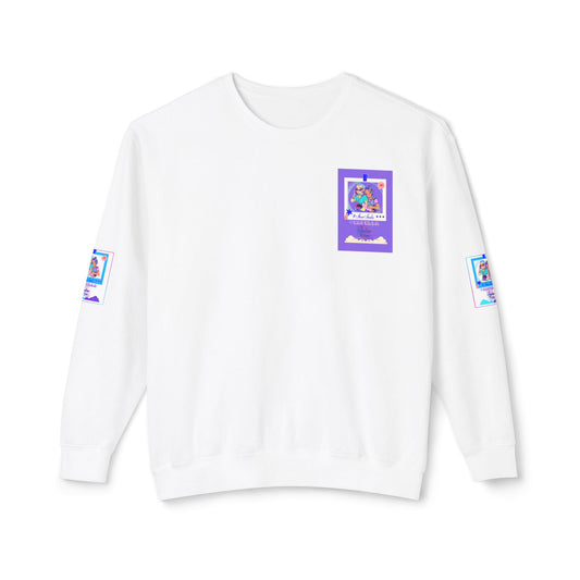 Indigo-Crew Capella Unisex Lightweight Crewneck Sweatshirt