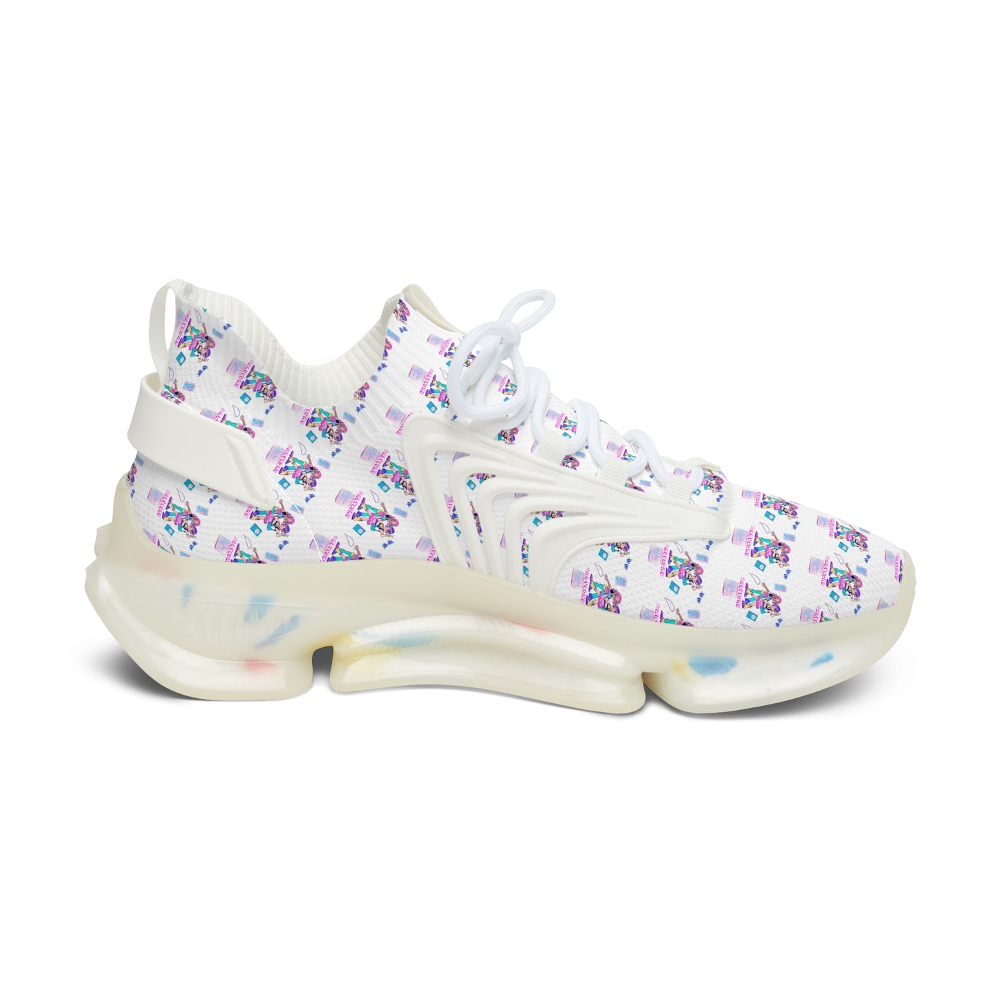 Indigo-Crew Alycone Unisex Mesh Sneakers