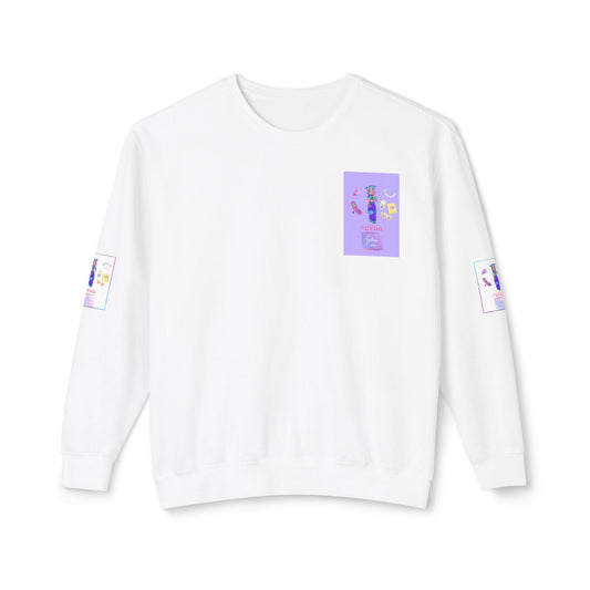 Indigo-Crew Lyra Unisex Lightweight Crewneck Sweatshirt