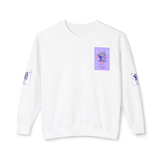 Indigo-Crew Avian Unisex Lightweight Crewneck Sweatshirt