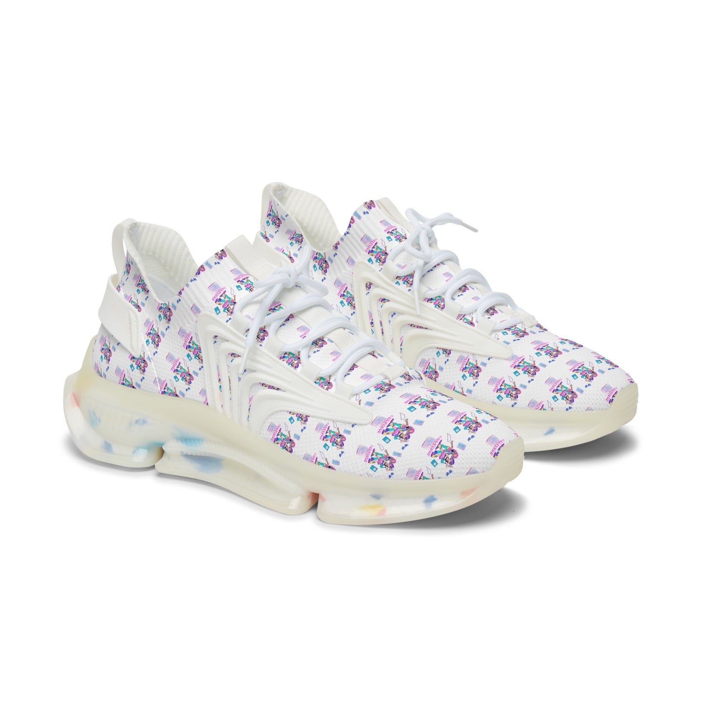Indigo-Crew Alycone Unisex Mesh Sneakers