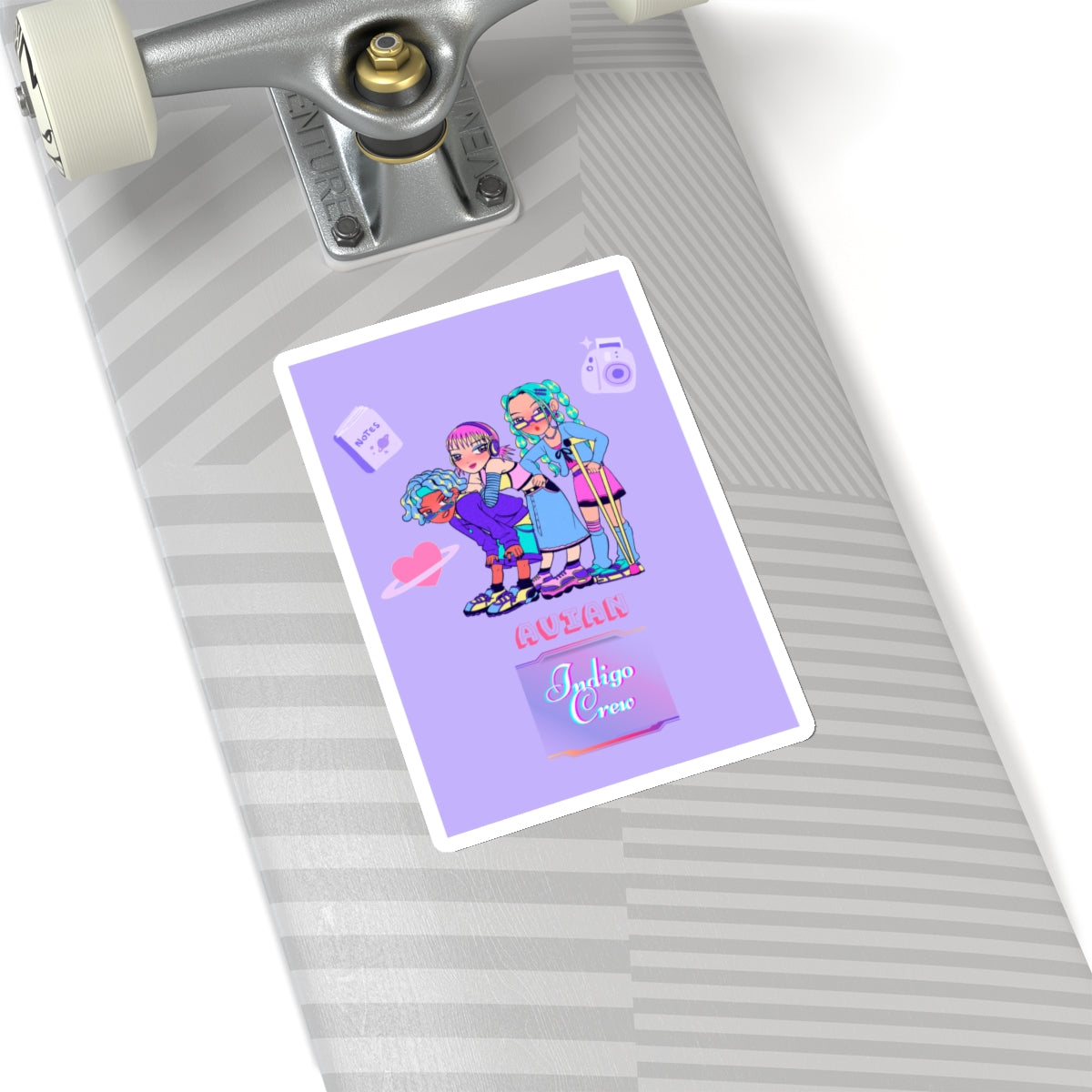 Indigo-Crew Avian Kiss-Cut Stickers